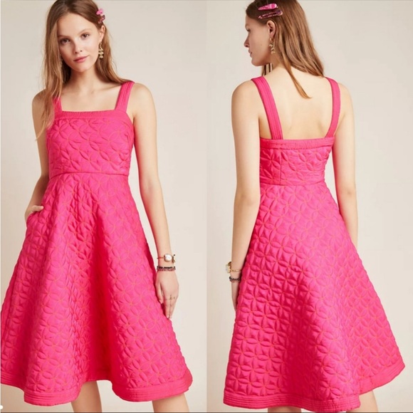 Anthropologie Dresses & Skirts - Anthropologie Maeve Tomasa Quilted Midi Dress